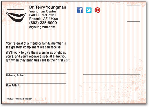 Worn In Smiles Customisable Standard Postcard