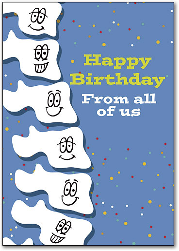 Spine Happy Customisable Standard Postcard