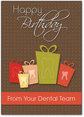 Gift Bags Birthday Postcard