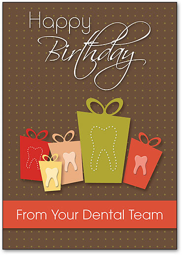 Gift Bags Birthday Postcard