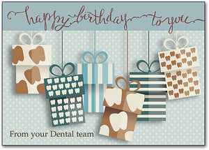 Dental Gifts Birthday Postcard