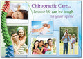 Tricolor Spine Customisable Postcard