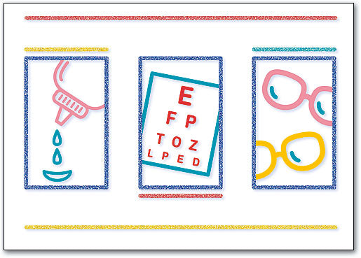 3 Panel Graphics Postcard