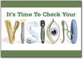 Clever Eye Visual Customisable Postcard