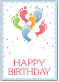 Tootsies Balloons customisable Postcard