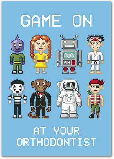 Ortho Gamer Postcard