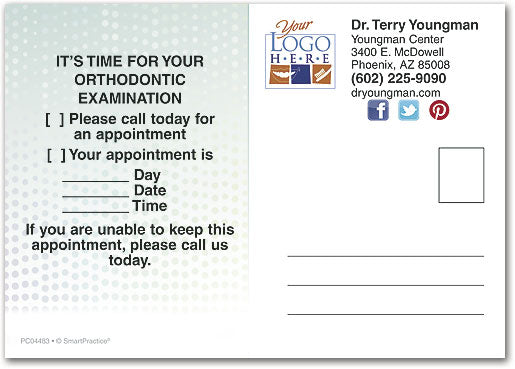 Blinging Braces Postcard