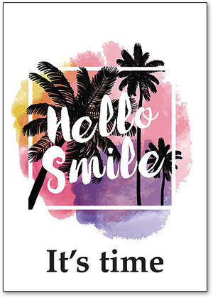 California Smiling Postcard