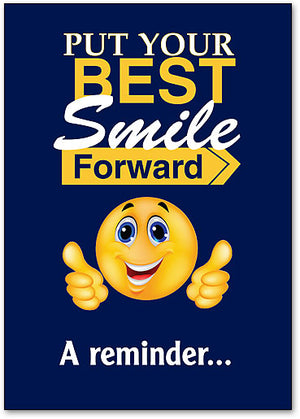 Best Smile Forward Customisable Postcard