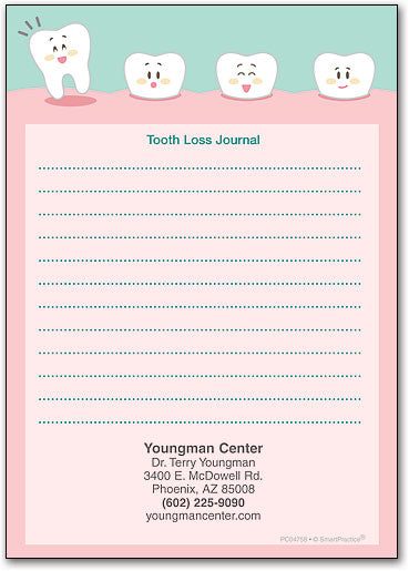 Kid's Tooth Loss Charts