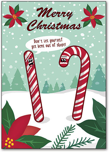 Chiro Candy Canes Postcard