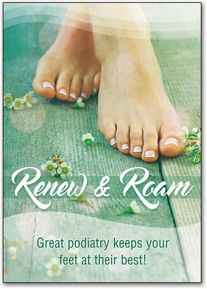 Fresh Feet customisable Postcard