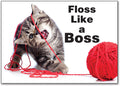 Floss Boss Postcard