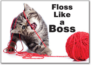 Floss Boss Postcard