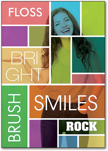 Radiant Technicolor Smile Postcard