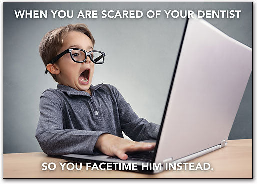 Facetime Dentist Postcard