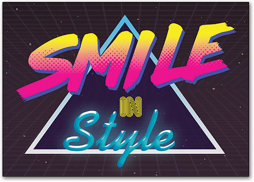 Throwback Smile Postcard