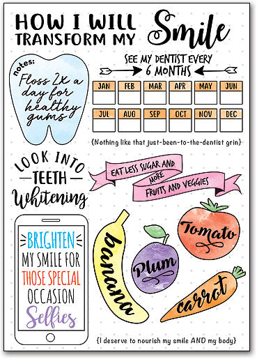 Smile Transformation Journal Postcard