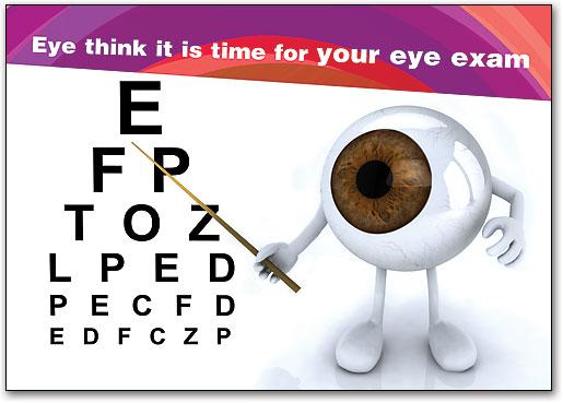 Eye Think customisable Postcard