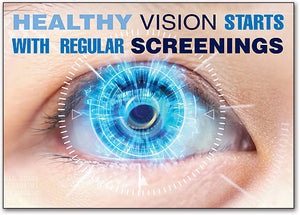Healthy Vision Screening Customisable Postcard