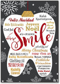 Smile Around the World Deluxe Postcard
