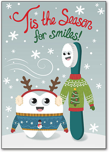 Ugly Sweater Smiles Postcard