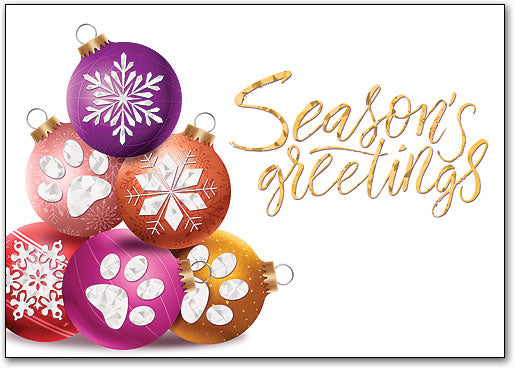Ornamental Paws Deluxe Postcard