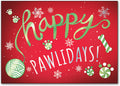 Peppermint Paws Deluxe Postcard