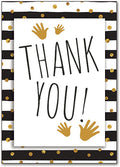 Golden Thank You Postcard