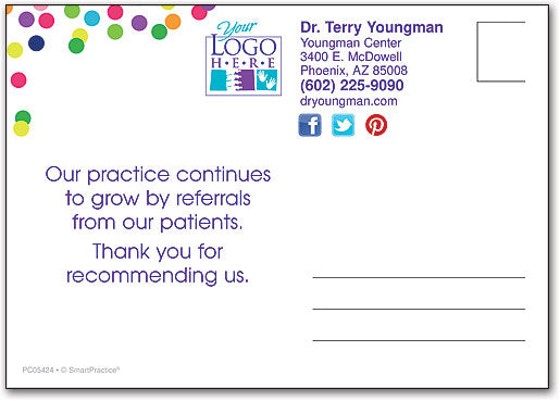 Bright Spots Thank You Postcard