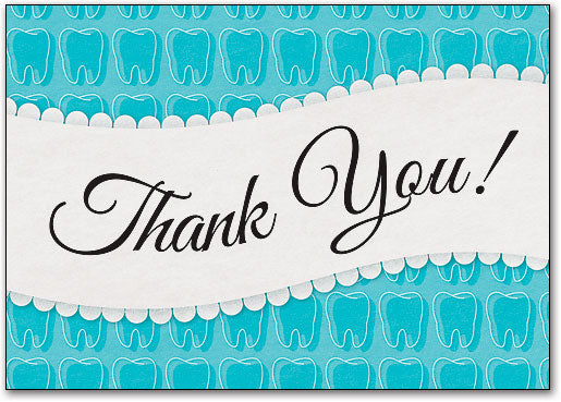 Smile of Gratitude Thank You Postcard