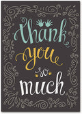 Swirls of Joy Thank You Postcard