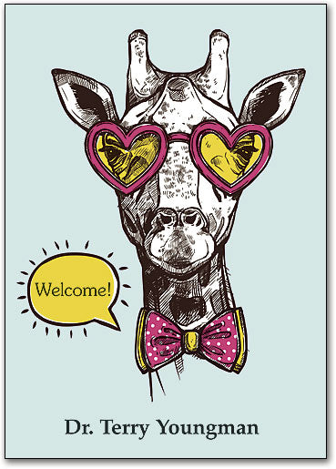 Look of Love Welcome Postcard