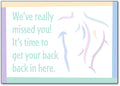 Back in Here Postcard