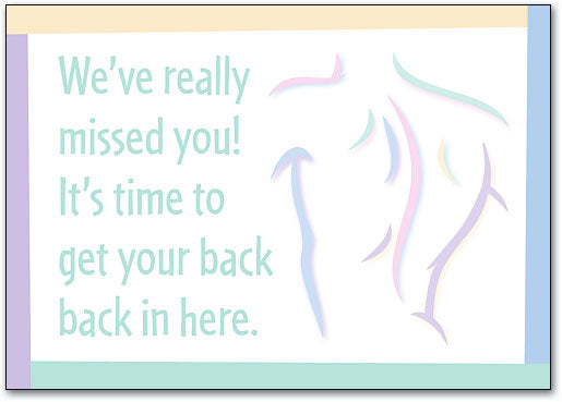 Back in Here Postcard