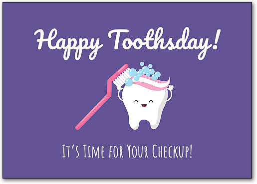 Happy Toothsday Postcard