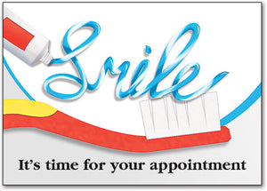 Brushing With a Smile Postcard