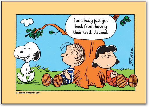 Suave Smile Peanuts Postcard