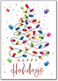 Twinkling Lights Traditional Postcard