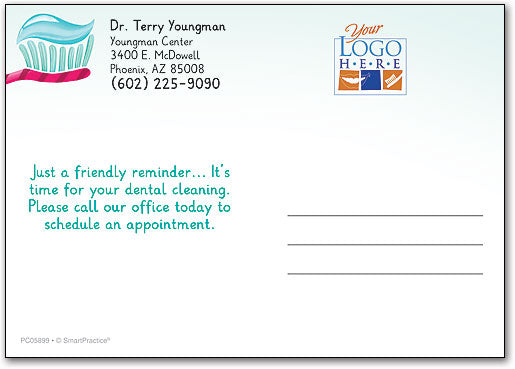 Keep On Brushing customisable Postcard