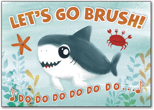 Brushing Fun Postcard