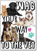 Wiggles and Wags customisable Postcard