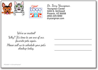 Petscited to See You Postcard