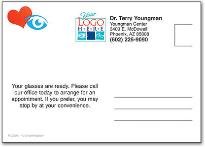 Playful Eyes customisable Postcard