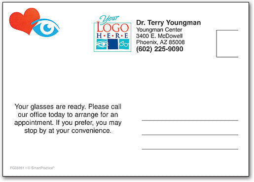 Playful Eyes customisable Postcard