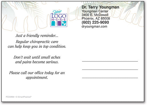 Natural Wellness customisable Postcard