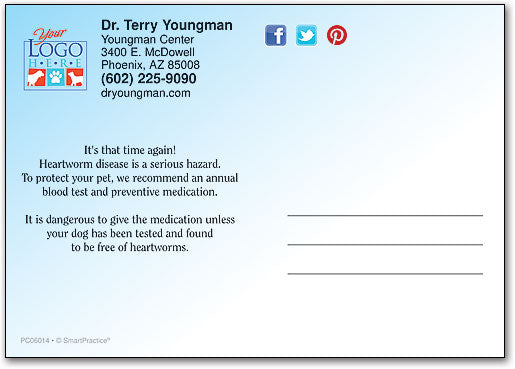 Thumbs Up for Pets Custom Caricature Postcard