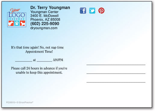 Caring Female Vet Custom Caricature Postcard