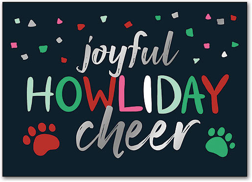 Howliday Cheer Deluxe Postcard