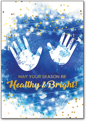 Holiday Hands Deluxe Postcard